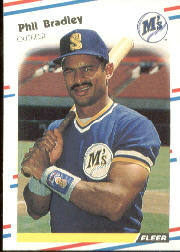 1988 Fleer Baseball Cards      369     Phil Bradley
